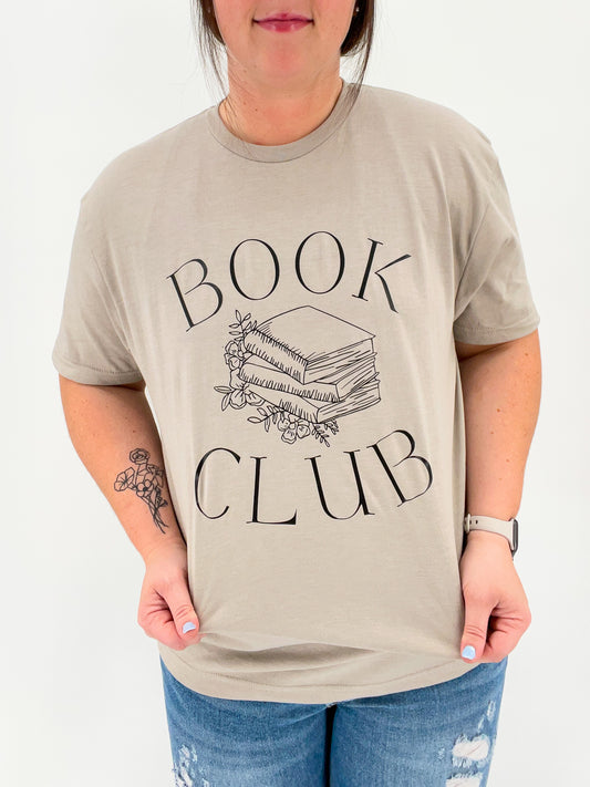 Book Club Tee | Beige